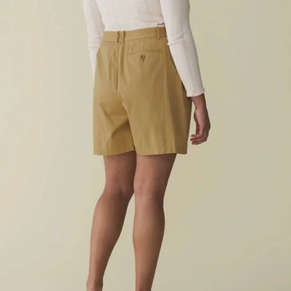 DOEN Danette Shorts In Desert Size 00 NWT Preppy‎ Cotton